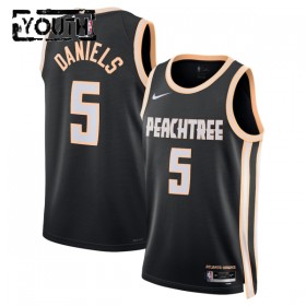 Atlanta Hawks Trikot Dyson Daniels Nike 2025-26 City Edition Schwarz Swingman - Kinder